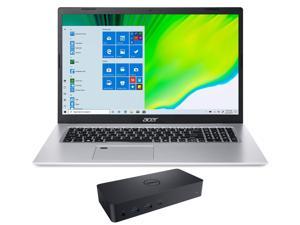 Acer Aspire 5-17 Home & Entertainment Laptop (Intel i7-1165G7 4-Core, 17.3" 60Hz Full HD (1920x1080), Intel Iris Xe, 16GB RAM, 512GB  SATA SSD, Backlit KB, Wifi, Win 11 Home) with D6000 Dock
