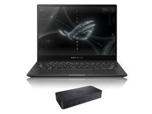 ASUS ROG Flow X13 GV301QE Gaming & Business Laptop (AMD Ryzen 9 5900HS 8-Core, 13.4" 120Hz Touch Wide UXGA (1920x1200), NVIDIA RTX 3050 Ti, 16GB RAM, 1TB SSD, Win 10 Home) with D6000 Dock