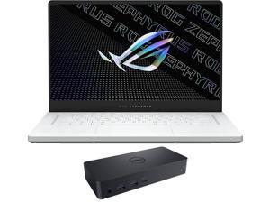 ASUS ROG Zephyrus G15 Gaming & Entertainment Laptop (AMD Ryzen 9 5900HS 8-Core, 15.6" 165Hz 2K Quad HD (2560x1440), NVIDIA RTX 3080 Max-Q, 32GB RAM, Win 10 Pro) with D6000 Dock