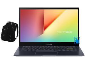 ASUS VivoBook Flip 14 Home & Business 2-in-1 Laptop (AMD Ryzen 5 5500U 6-Core, 14.0" 60Hz Touch Full HD (1920x1080), AMD Radeon, 36GB RAM, Win 10 Home) with Travel & Work Backpack