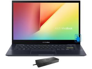 ASUS VivoBook Flip 14 Home & Business 2-in-1 Laptop (AMD Ryzen 5 5500U 6-Core, 14.0" 60Hz Touch Full HD (1920x1080), AMD Radeon, 20GB RAM, 512GB PCIe SSD, Win 11 Pro) with WD19S 180W Dock