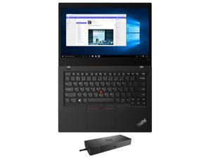 Lenovo ThinkPad L14 Gen 1 Home & Business Laptop (AMD Ryzen 5 PRO 4650U 6-Core, 14.0" 60Hz Full HD (1920x1080), AMD Radeon, 8GB RAM, 256GB SSD, Wifi, USB 3.2, Win 10 Pro) with WD19S 180W Dock