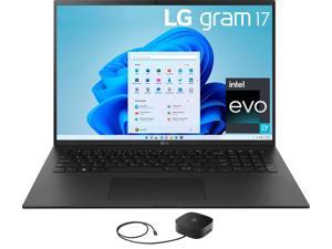 LG Gram 17ZB Home  Business Laptop Intel i71360P 12Core 170 60 Hz Wide QXGA 2560x1600 Intel Iris Xe 32GB RAM 1TB SSD Backlit KB Wifi USB 32 Win 11 Home with G2 Universal Dock