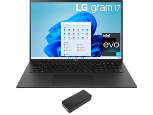 LG Gram 17ZB Home  Business Laptop Intel i71360P 12Core 170 60 Hz Wide QXGA 2560x1600 Intel Iris Xe 32GB RAM 1TB SSD Backlit KB Wifi USB 32 HDMI Win 11 Home with DV4K Dock