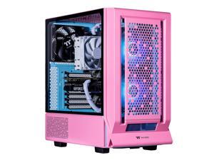 Velztorm Pink Fultix Gaming Desktop PC (AMD Ryzen 5-5500, GeForce RTX 5070, 64GB DDR4, 1TB PCIe SSD + 2TB HDD, RGB Fans, 750W PSU, WiFi 5, Bluetooth 5.0, RJ-45, 1 Display Port, HDMI, Win 11 Home)