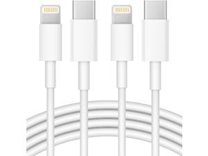 iPhone Fast Charger Lightning CableApple MFi Certified2Pack USBC to Lightning Cable 6 Ft Fast Charging Compatible with iPhone 14 13 12Pro Max13 12Mini1111 Pro MaxiPad