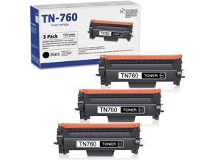 5 Pack Black TN-760 Compatible High Yield Toner Cartridge Replacement for Brother TN760 MFC-L2710DW L2750DW L2750DWXL HL-L2350DW L2370DW/DWXL L2390DW L2395DW Printer Toner Cartridge,Sold by JETACOLOR.