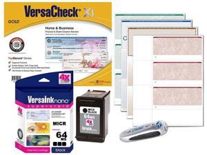 VersaCheck 64 MICR Ink Check Printer Conversion Kit, MICR Black