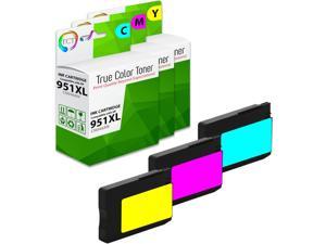 TCT Compatible Ink Cartridge Replacement 951XL 951 XL CN046AN CN047AN CN048AN Works with HP OfficeJet Pro 251DW 276DW MFP Printers Cyan Magenta Yellow  3 Pack
