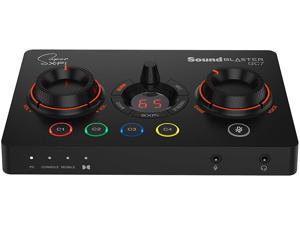 Creative Sound Blaster GC7 Game Streaming DAC Amp ft Programmable Buttons, Super X-Fi, 7.1 Virtual Surround, Battle Mode, Scout Mode, GameVoice Mix, for PC, PS4/PS5, Nintendo Switch, Xbox
