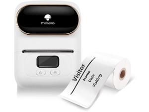 Portable Bluetooth Label Printer Thermal Barcode Label Printer Office Compatible for Android & iOS System Phomemo M110 Wireless Label Maker Retail Cable Barcode and More Apply to Labeling 
