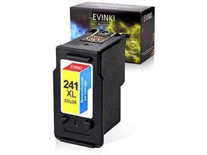 Evinki 241xl Ink Cartridge Replacement for Canon 241 CL-241XL for Canon Pixma MG3620 MG3600 MX452 MG2120 MG3520 MX472 MG3220 MX432 MG2220 MX512 MG3122 MG3222 MG3120 Printer (1 Color)