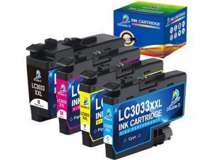 BK/C/M/Y, 4 Pack DOUBLE D LC3033 Ink Cartridges Upgraded Compatible Replacement for Brother LC3033 LC3033XXL 3033 LC3035 3035 for Brother MFC-J995DW MFC-J805DW MFC-J815DW MFC-J995DWXL MFC-J805DWX 