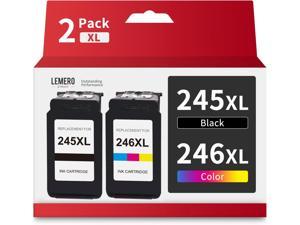 LEMERO UTRUST 245XL 246XL Combo Pack Remanufactured Ink Cartridge Replacement for Canon Ink Cartridges 245 and 246 for PIXMA MG2522 TS3122 MX492 MX490 MG2525 MG3022 TR4520 TR4522 Printer 2Pack
