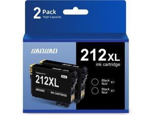212XL Ink Cartridges Black Remanufactured Replacement for Epson 212 T212 for Expression Home XP4100 XP4105 Workforce WF2830 WF2850 Printer WF 2850 2830 XP 4100 4105 2 Pack