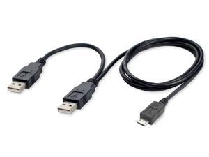 USB 2.0 Male to Micro USB 5Pin Male Cable with Extra USB Power Supply for Hard Disk Drive Enclosure 0.8m USB 2.0 Male to Micro USB 5Pin Male Cable with Extra USB Power Supply for Hard Disk Drive Enclosure 0.8m