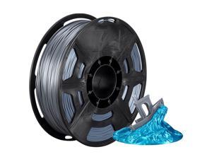Monoprice Hi-Gloss 3D Printer Filament PLA 1.75mm - 1kg/spool - Gray, Works With All PLA Compatible 3D Printers