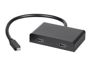 Monoprice 2-Port Mini DisplayPort 1.2 to HDMI Multi-Stream Transport (MST) Hub, Mini DP to HDMI, Ideal For Digital Signage, Churches, Conference Rooms Monoprice 2-Port Mini DisplayPort 1.2 to HDMI Multi-Stream Transport (MST) Hub, Mini DP to HDMI, Ideal For Digital Signage, Churches, Conference Rooms