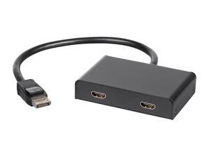Monoprice 2-Port DisplayPort 1.2 to HDMI Multi-Stream Transport (MST) Hub, Ideal For Digital Signage And Large Video Displays In Schools, Churches Monoprice 2-Port DisplayPort 1.2 to HDMI Multi-Stream Transport (MST) Hub, Ideal For Digital Signage And Large Video Displays In Schools, Churches