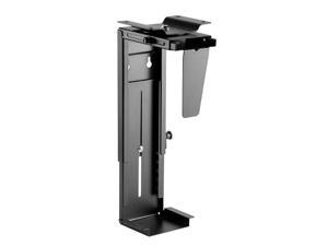 Monoprice Computer Case CPU Tower Holder, Adjustable Under Desk Mount With Rotating Mechanism, Designed For Use With Sit-Stand Desks - Workstream Collection