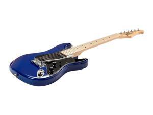 Monoprice Indio Mini Cali Electric Guitar - Blue, With Gig Bag Monoprice Indio Mini Cali Electric Guitar - Blue, With Gig Bag