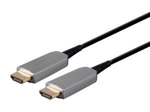 Monoprice HDR High Speed Cable - 50 feet - Black | for HDMI-Enabled Devices - 4K @ 60Hz, HDR, 18Gbps, Fiber Optic, AOC, YUV 4:4:4, CMP - SlimRun AV Monoprice HDR High Speed Cable - 50 feet - Black | for HDMI-Enabled Devices - 4K @ 60Hz, HDR, 18Gbps, Fiber Optic, AOC, YUV 4:4:4, CMP - SlimRun AV