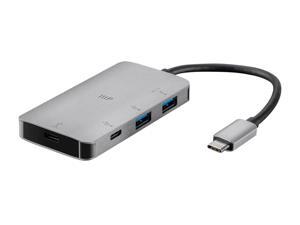Monoprice USB-C 5G Hub Adapter - Aluminum Body With 2-Port Type-A, 2-Port Type-C, 100W PD 3.0 - Consul Series Monoprice USB-C 5G Hub Adapter - Aluminum Body With 2-Port Type-A, 2-Port Type-C, 100W PD 3.0 - Consul Series