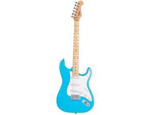 Monoprice Indio Cali Classic Electric Guitar - Blue Burst, With Gig Bag Monoprice Indio Cali Classic Electric Guitar - Blue Burst, With Gig Bag