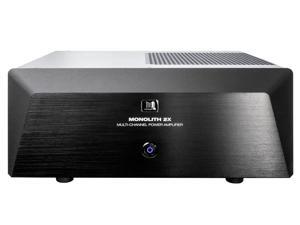 Monoprice Monolith Two-Channel Stereo Power Amplifier - Black With 2x200 Watt Per Channel, XLR Inputs, For Home Theater & Studio Monoprice Monolith Two-Channel Stereo Power Amplifier - Black With 2x200 Watt Per Channel, XLR Inputs, For Home Theater & Studio
