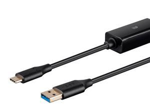 Monoprice USB Type-C to USB Type-A Data Link Cable - 6 Feet - Black | USB 3.0