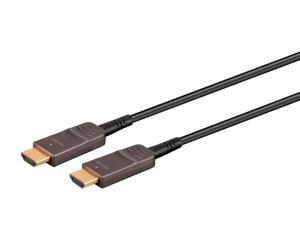 Monoprice Ultra High Speed HDMI Cable - 20 Feet - Black, 8K@120Hz, Dynamic HDR, 48Gbps, Fiber Optic, eARC, AOC, YCbCr 4:4:4 - SlimRun AV Series Monoprice Ultra High Speed HDMI Cable - 20 Feet - Black, 8K@120Hz, Dynamic HDR, 48Gbps, Fiber Optic, eARC, AOC, YCbCr 4:4:4 - SlimRun AV Series