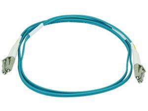 Monoprice 10Gb Fiber Optic Cable - 6 Meter - Aqua, LC/LC, OM3, Duplex (50/125 Type), Corning, Ideal For Use in 10 Gigabit Ethernet (GbE) Networks