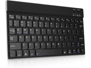 BoxWave Keyboard Compatible with Panasonic Toughpad FZG1 Keyboard by BoxWave  SlimKeys Bluetooth Keyboard Portable Keyboard with Integrated Commands for Panasonic Toughpad FZG1  Jet Black