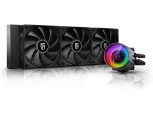 DEEPCOOL Castle 360EX, Addressable RGB AIO Liquid CPU Cooler, Anti-Leak Technology Inside, Cable Controller and 5V ADD RGB 3-Pin Motherboard Control, TR4/AM4 Supported, 3-Year Warranty DEEPCOOL Castle 360EX, Addressable RGB AIO Liquid CPU Cooler, Anti-Leak Technology Inside, Cable Controller and 5V ADD RGB 3-Pin Motherboard Control, TR4/AM4 Supported, 3-Year Warranty
