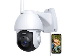 Security Camera Outdoor, Voger 360° View WiFi Home Security Camera System 1080P with IP66 Weatherproof Motion Detection Night Vision 2-Way Audio Cloud Camera Works with Alexa and Google Home Security Camera Outdoor, Voger 360° View WiFi Home Security Camera System 1080P with IP66 Weatherproof Motion Detection Night Vision 2-Way Audio Cloud Camera Works with Alexa and Google Home