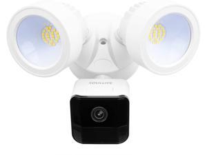 SoulLife Security Floodlight Camera, 1080P HD Outdoor Surveillance Camera Motion-Activated Security Cam Two-Way Audio and Siren Alarm, 2200-Lumen Brightness, IP65 Waterproof SoulLife Security Floodlight Camera, 1080P HD Outdoor Surveillance Camera Motion-Activated Security Cam Two-Way Audio and Siren Alarm, 2200-Lumen Brightness, IP65 Waterproof