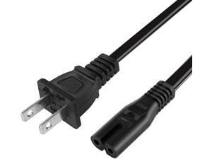 [UL Listed] Power Cord Cable Compatible with Samsung TCL Roku Vizio LG Sony Hisense Insignia JVC Sharp Toshiba LCD LED TV HP Envy Canon Pixma Espon Printer