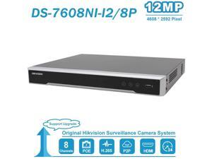 8CH 12MP NVR DS-7608NI-I2/8P Plug&Play with 8 POE Ports 2 SATA Network Video Recorder Up to 12MP Resolution H.265+ Network Video Recorder(Without HDD 8CH 12MP NVR DS-7608NI-I2/8P Plug&Play with 8 POE Ports 2 SATA Network Video Recorder Up to 12MP Resolution H.265+ Network Video Recorder(Without HDD