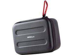Nebula Apollo Official Travel Case, by Anker, Vegan Leather, Soft Ethylene-Vinyl Acetate Material, Splash-Resistance, Premium Protection Projector Travel Case