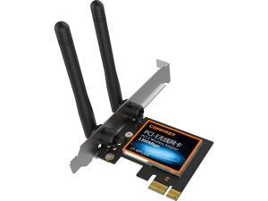AC1300 Archer Dual Band Wireless PCI Express Adapter with 2 Antennas, Pcie Network Interface Card for Desktop, Low-Profile Bracket Included, Apply to Winow 7/8 /10 AC1300 Archer Dual Band Wireless PCI Express Adapter with 2 Antennas, Pcie Network Interface Card for Desktop, Low-Profile Bracket Included, Apply to Winow 7/8 /10