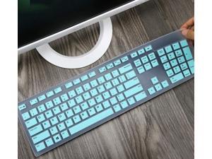 Silicone Keyboard Protector Skin Cover Compatible with Dell Desktop KM636 KB216 Keyboard, Dell Optiplex 5250 3050 3240 5460 7450 7050, Dell Inspiron AIO 3475 3670 3477 All-in one Desktop Keyboard Mint Silicone Keyboard Protector Skin Cover Compatible with Dell Desktop KM636 KB216 Keyboard, Dell Optiplex 5250 3050 3240 5460 7450 7050, Dell Inspiron AIO 3475 3670 3477 All-in one Desktop Keyboard Mint