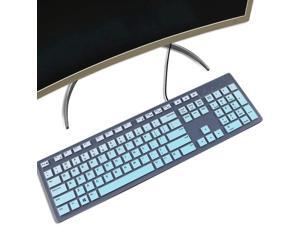 Keyboard Cover Skin for Dell KB216 Wired & Dell KM636 Wireless Keyboard/Dell Optiplex 5250 3050 3240 5460 7450 7050/Dell Inspiron AIO 3475/3670/3477 All-in one Desktop Keyboard Protector, Ombre Mint Keyboard Cover Skin for Dell KB216 Wired & Dell KM636 Wireless Keyboard/Dell Optiplex 5250 3050 3240 5460 7450 7050/Dell Inspiron AIO 3475/3670/3477 All-in one Desktop Keyboard Protector, Ombre Mint