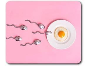 Comfortable Mouse Mat - Fertility Food IVF Concept Sperm Egg 23.5 x 19.6 cm (9.3 x 7.7 inches) for Computer & Laptop, Office, Gift, Non-Slip Base - RM16166 Comfortable Mouse Mat - Fertility Food IVF Concept Sperm Egg 23.5 x 19.6 cm (9.3 x 7.7 inches) for Computer & Laptop, Office, Gift, Non-Slip Base - RM16166