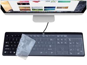 Ultra Thin Silicone Keyboard Cover for HP EliteOne 800 G4 All-in-One Keyboard Skin Cover Protector, HP EliteOne 800 G4 All-in-One Accessories, Clear (US Layout) Ultra Thin Silicone Keyboard Cover for HP EliteOne 800 G4 All-in-One Keyboard Skin Cover Protector, HP EliteOne 800 G4 All-in-One Accessories, Clear (US Layout)