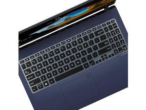 Keyboard Cover fit Asus VivoBook S15 S532 S532FA /Asus Mars 15 VX60G, Laptop Soft-Touch Protective Skin-Black