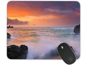JNKPOAI Wave Mouse Pad Mouse Pad for Laptop Computers Anti-Slip Mouse Pad for Office (Wave, Square)