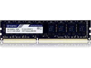 8GB DDR3L 1600MHz PC3-12800 PC3L 12800S Unbuffered Non-ECC 1.35V CL11 2Rx8 Dual Rank 204 Pin SODIMM Laptop Notebook Memory Module Upgrade 8GB 