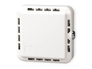 ZORO SELECT 4E645 Universal Thermostat Guard, Off-White, Plastic
