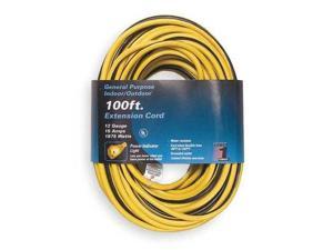 12/3 Lighted Extension Cord SJTW POWER FIRST 1XUP5 10 ft 