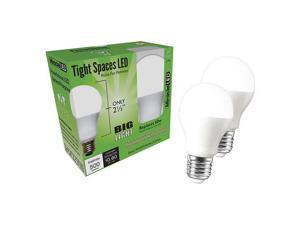 MIRACLE LED 602186 Tight Spaces LED Bulb for Small Areas Cool White Replace 60W